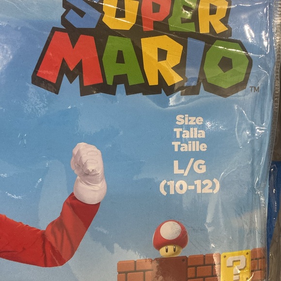 Super Mario Costume Sz L (10-12) - Picture 2 of 3